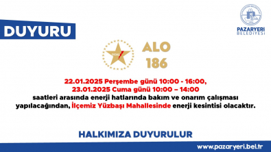 ENERJİ KESİNTİSİ