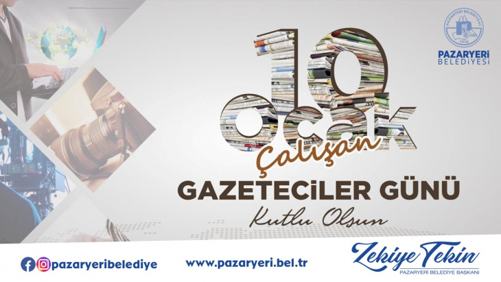 10 Ocak Çalışan Gazeteciler Günü Kutlu Olsun