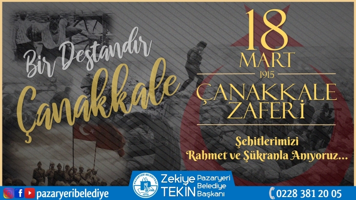 18 Mart Çanakkale Zaferi Kutlama Mesajı