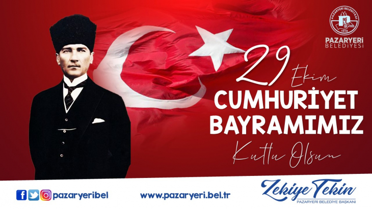 29 Ekim Cumhuriyet Bayramı Kutlama Mesajı