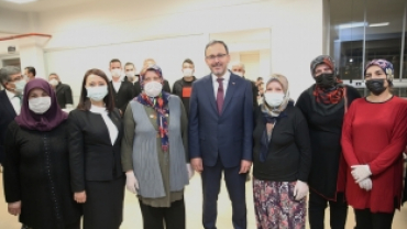 Bakan Kasapoğlu Belediye Başkanlığımıza Ziyarette Bulundu