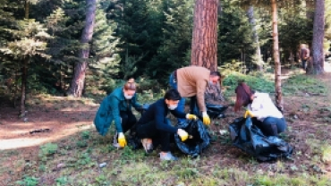 Bozcaarmut Göletinde Çevre Temizliği Yapıldı